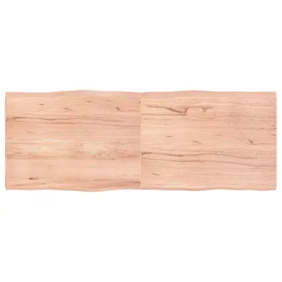 vidaXL Mizna plošča sv. rjava 160x60x(2-4)cm obdelana trdna hrastovina