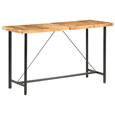 vidaXL Barska miza 180x70x107 cm trden akacijev les