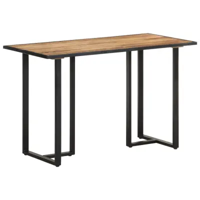vidaXL Jedilna miza 120 cm robusten mangov les