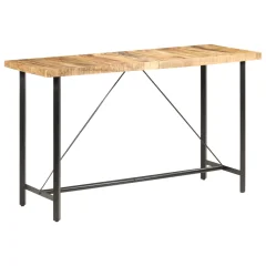 vidaXL Barska miza 180x70x107 cm robusten mangov les