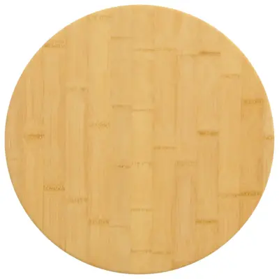 vidaXL Mizna plošča Ø40x2,5 cm bambus