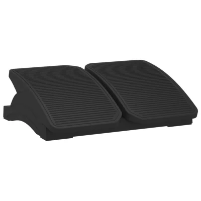 vidaXL Opora za noge črna 43,5x32,5x10,5 cm