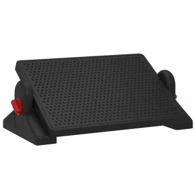 vidaXL Opora za noge črna 50x30,5x17 cm