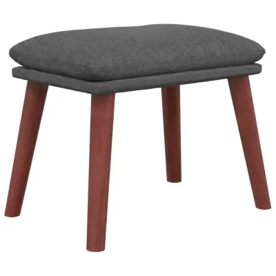 vidaXL Stolček za noge temno siv 45x29,5x35 cm blago