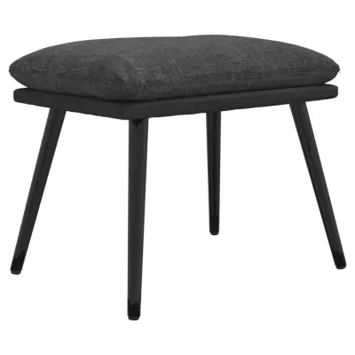 vidaXL Stolček za noge temno siv 45x29,5x35 cm blago in umetno usnje
