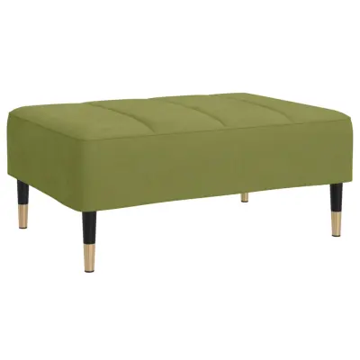 vidaXL Stolček za noge svetlo zelen 78x56x32 cm žamet