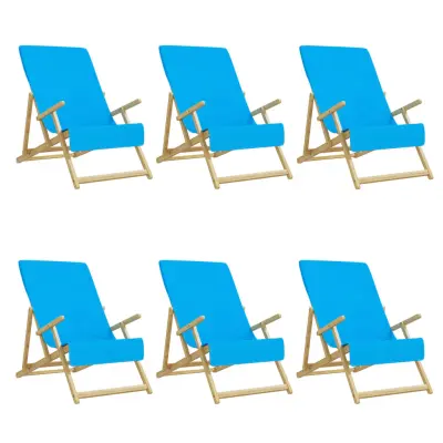 vidaXL Brisače za plažo 6 kosov turkizne 60x135 cm tkanina 400 GSM