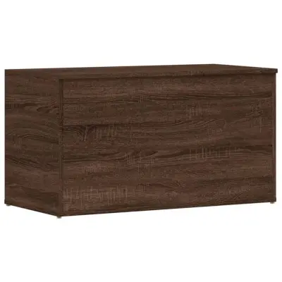 vidaXL Skrinja rjavi hrast 84x42x46 cm konstruiran les