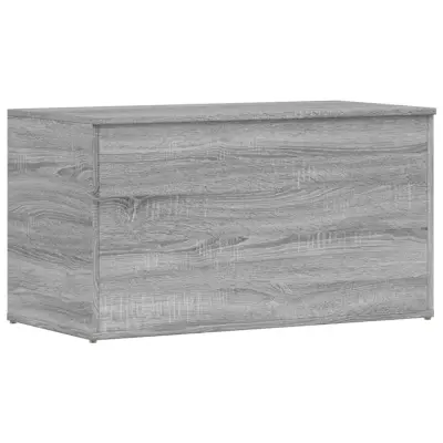 vidaXL Skrinja siva sonoma 84x42x46 cm konstruiran les
