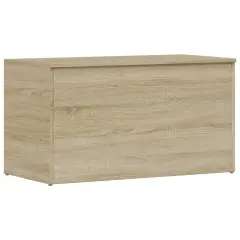 vidaXL Skrinja za shranjevanje sonoma hrast 84x42x46 cm konstr. les