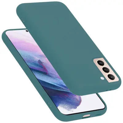 CADORABO Ohišje, združljiv s Samsungom v tekoči zeleni barvi - zaščitni pokrov iz fleksibilnega silikona TPU
