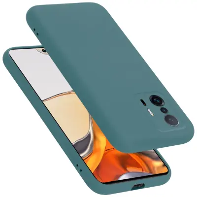 CADORABO Ohišje, združljiv s Xiaomi v tekoči zeleni barvi - zaščitni pokrov iz fleksibilnega silikona TPU