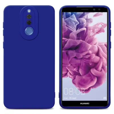 Cadorabo Case, združljiv s Huawei v Fluid Blue - zaščitni pokrov, narejen iz fleksibilnega silikona TPU