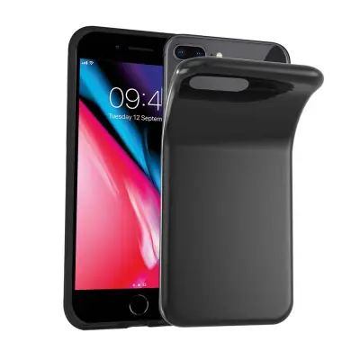 CADORABO Ohišje, združljiv z Apple v črni barvi - zaščitni pokrov iz fleksibilnega silikona TPU