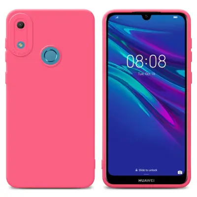 Cadorabo Case, združljiv s Huawei v tekočini rdeči barvi - zaščitni pokrov iz fleksibilnega silikona TPU