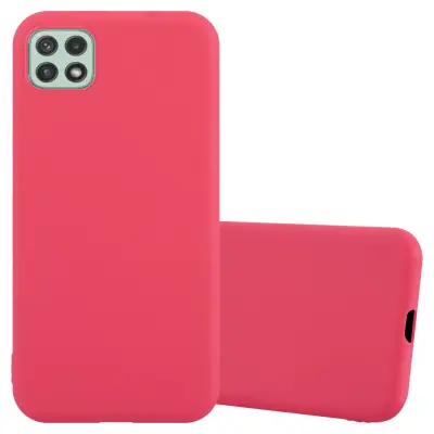 Cadorabo Case, združljiv s Samsungom v Candy Red - Zaščitni pokrov iz fleksibilnega silikona TPU