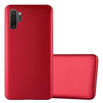 CADORABO Ohišje, združljiv s Samsungom v kovinsko rdeči - zaščitni pokrov, narejen iz fleksibilnega silikona TPU