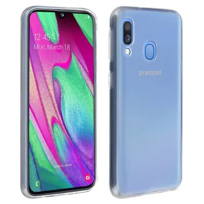 Zašcitni etui iz silikonskega gela, tanek in odporen - prozoren str. Samsung Galaxy A40