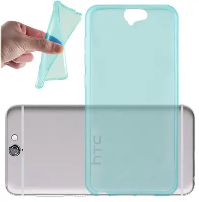 CADORABO Ohišje, združljiv s HTC -jem v prozorno modri - zaščitni pokrov, narejen iz fleksibilnega silikona TPU