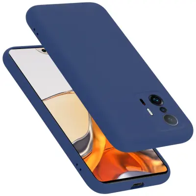 CADORABO Ohišje, združljiv s Xiaomi v tekoči modri barvi - zaščitni pokrov iz fleksibilnega silikona TPU