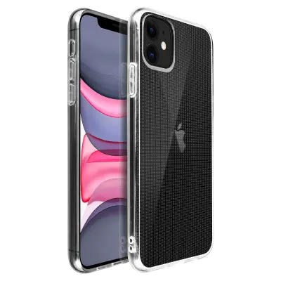 Zašcitni ovitek iz silikonskega gela, tanek in odporen - prozoren str. Apple iPhone 11