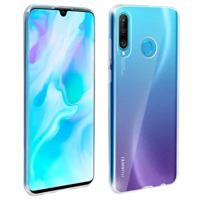 Zašcitni ovitek iz silikonskega gela, tanek in odporen - prozoren str. Huawei P30 Lite