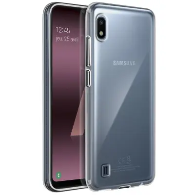 Zašcitni ovitek iz silikonskega gela, tanek in odporen - prozoren str. Samsung Galaxy A10