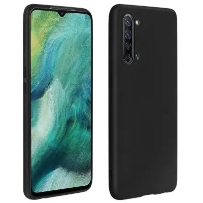 Oppo Find X2 Lite silikonski gel ovitek, tanek in odporen - crn