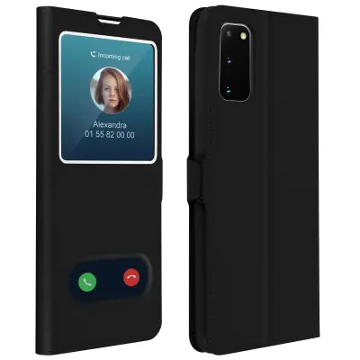 Samsung Galaxy S20 Quick Release Window Stand Case - crna