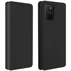 Folio etui za Samsung Galaxy S10 Lite, držalo za kartice in stojalo za video - crna