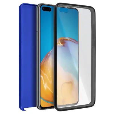 Huawei P40 Pro Integral 360° ovitek: mehka sprednja stran in trda zadnja stran - modra