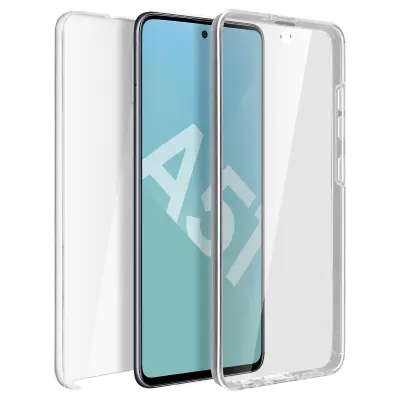 Integralna lupina: mehka sprednja stran in trda zadnja stran - prozorna str. Samsung Galaxy A51