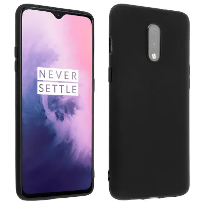 Mehka, izjemno tanka in lahka školjka - mat crna str. OnePlus 7