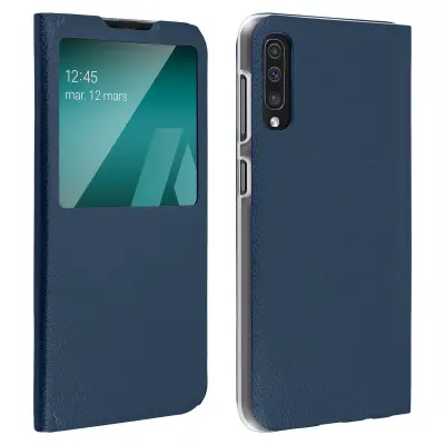 Zašcitni ovitek z okencem - Midnight Blue str. Samsung Galaxy A50