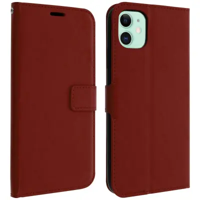 Etui Vintage Series, držalo za kartice in stojalo za video - rjava str. Apple iPhone 11
