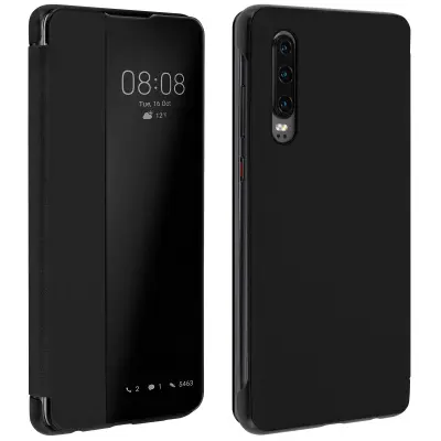 Zašcitna torbica z velikim okencem - crna str. Huawei P30