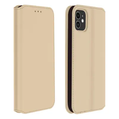 Popolna zašcita z držalom za kartice in držalom za video - zlato str. Apple iPhone 11