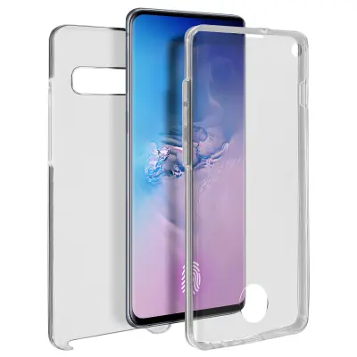 Sprednja in zadnja integrirana zašcitna lupina, ultrazvocna - prozorna str. Samsung Galaxy S10