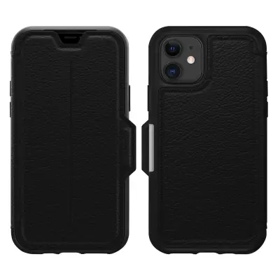 Etui Strada Otterbox z visoko zašcito, pravo usnje - crna str. Apple iPhone 11