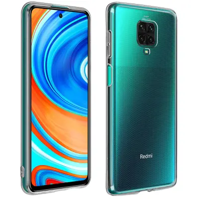 Zašcitni paket Xiaomi Redmi Note 9S / 9 Pro / 9 Pro Max: silikonsko ohišje, gel film, kaljeno steklo - prozorno