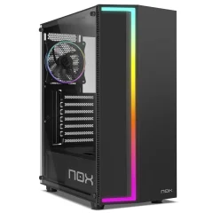Caja Nox Infinity Gama RgBrainbow ATX 1XUSB3.0 2XUSB2.0 Negro RGB