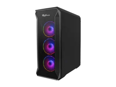 Caja Gaming Genesis Irid 505 Argb ATX 2XUSB 3.0 2XUSB 2.0 S/F Cristal Templado