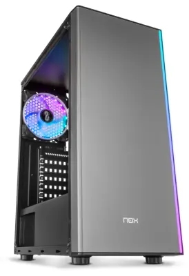 Caja Nox Hummer Infinity Omega ATX 1XUSB3.0 2XUSB2.0 Negro argb
