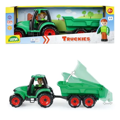 LENA:Traktor s prikolico