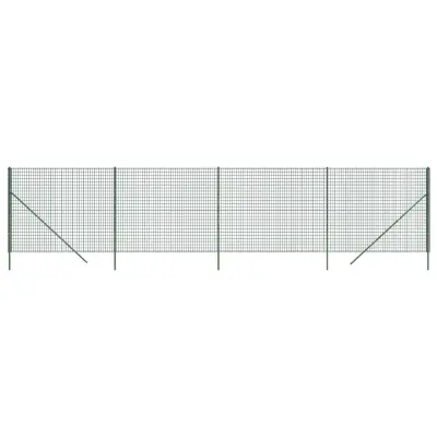 vidaXL Ograja iz žične mreže zelena 1,8x10 m pocinkano jeklo
