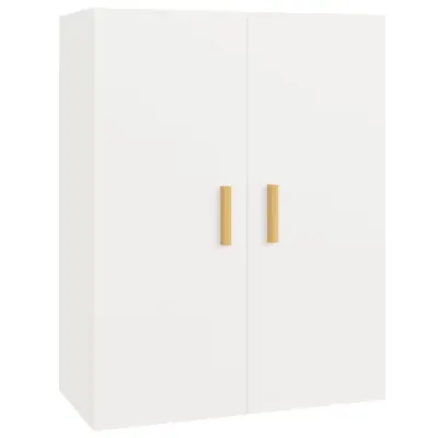 vidaXL Viseča stenska omarica bela 69,5x34x90 cm