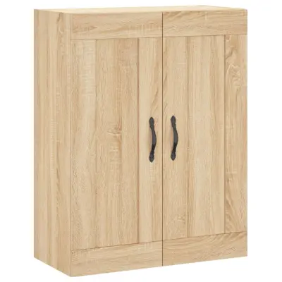 vidaXL Stenska omarica sonoma hrast 69,5x34x90 cm inženirski les