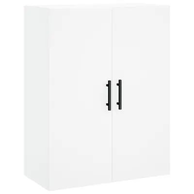 vidaXL Stenska omarica bela 69,5x34x90 cm