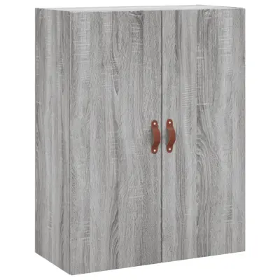 vidaXL Stenska omarica siva sonoma 69,5x34x90 cm