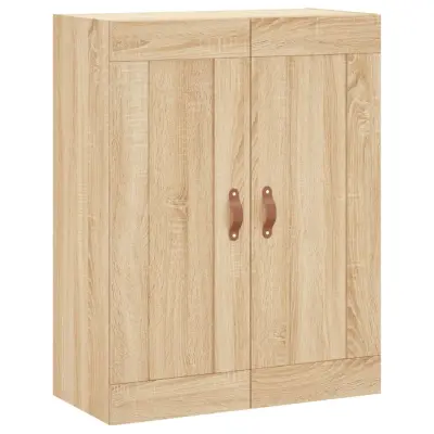 vidaXL Stenska omarica sonoma hrast 69,5x34x90 cm inženirski les